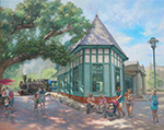 Cisahn Train Station_painted by Lai Ying-Tse_旗山車站再現風華_賴英澤 繪